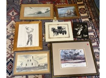 LOT OF PRINTS INCLUDES ANDREW WYETH