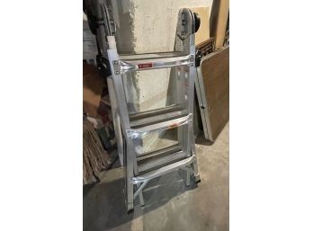 A LIKE NEW XP13 GORILLA FOLDING LADDER