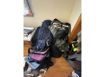 HUGE LOT OF BACKPACKS, BAGS AND OUTDOOR GEAR