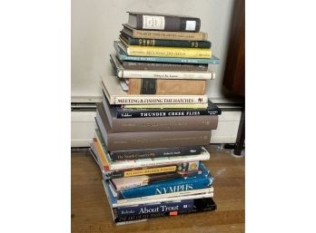 LARGE LOT OF BOOKS ON FISHING