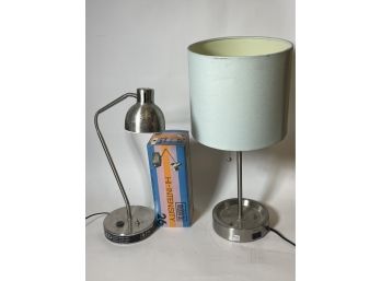 3 CONTEMPORARY LAMPS