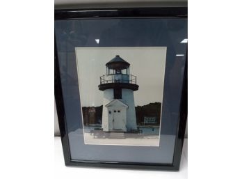 Framed Lighthouse Photograph                  WA