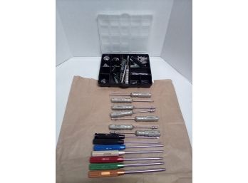 High Tech Medical Equipment - Vilex Brand Metal Tools, 8-12mm & More Plus Tool Box Of Accessories  C5