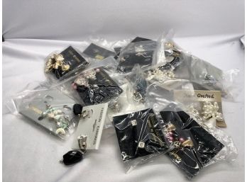 20 Pairs Of Earrings Grab Bag - Including New Trifari