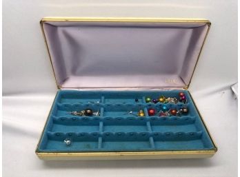 Vintage Mele Stud Earring Jewelry Box Plus Contents - #1