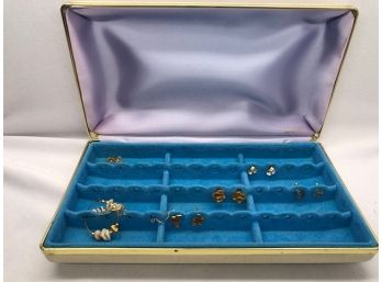 Vintage Mele Stud Earring Jewelry Box Plus Contents - #2