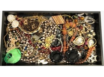 Tray Lot Of Costume/estate Jewelry - Tray A