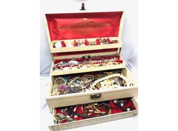 Estate MELE Jewelry Box Filled W/ Estate Jewelry - Box #1