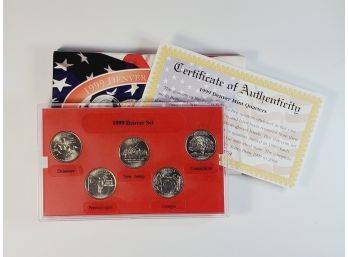1999 Denver Mint State Quarter Collection UNC Set