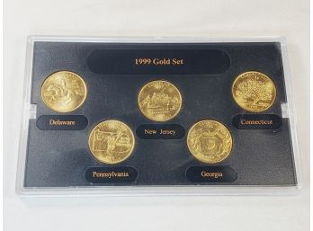 1999 24k Gold Plated  Edition State Quarter Uncirculated  Set