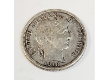 Sweet..1916 Barber Silver Dime