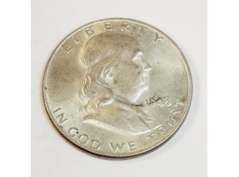 1948 Franklin Silver Half Dollar(first Coin In Series)