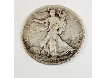 1920 Walking Liberty Silver Half Dollar (102 Year Young)