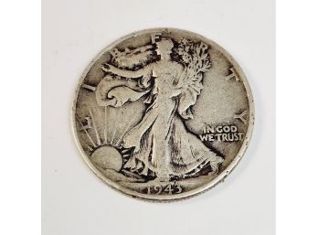 1943 Walking Liberty Silver Half Dollar (WW 2)