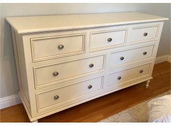 A Custom Made Handcrafted Extra Wide Dresser Three Plus Four Drawers