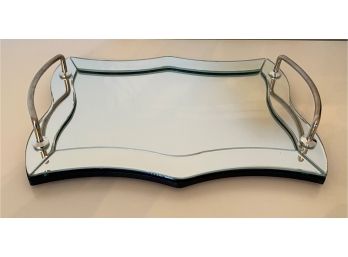 A Two Handles Mirrored Vanity Tray From Target Home