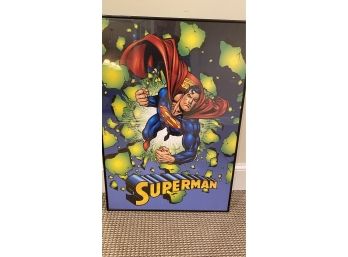 A Framed Superman Poster - DC Comics