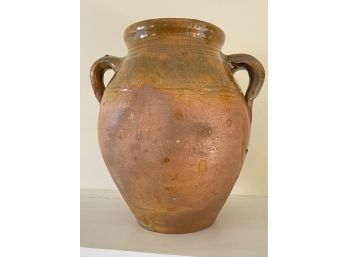 A Vintage Terracotta Clay Amphora With Handles