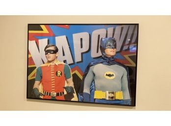 A Framed Batman & Robin Poster