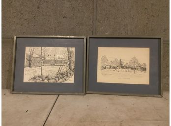 Set Of 2 Prints By Goff