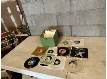 Box Of 7 Inch Mini Vinyl Records