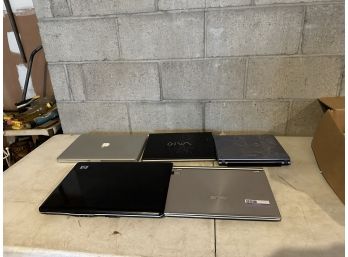 Group Of Laptops For Parts