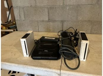 Group Of Video Game Console For Parts