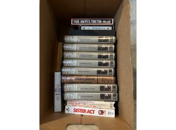 Box Of VHS Tapes