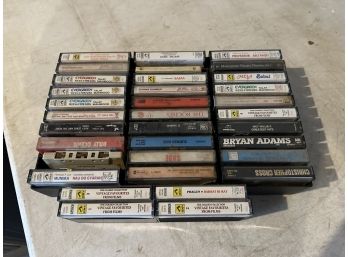 Tray Of Cassette Tapes