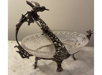 Silver Plate Candy Dish