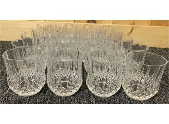 Twenty Crystal Rock Glasses