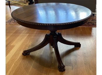 Vintage Mahogany Paw Foot Occasional Table