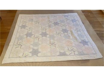 Pastel Colored Star Quilt