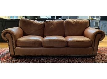 Hancock And Moore Leather Couch