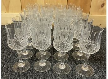 Twenty Four Wine Glasses