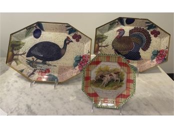 Three John Derian Plates