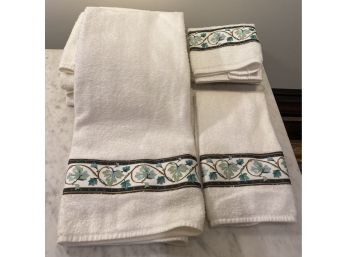 Six Cannon Cotton Towels With Ivy