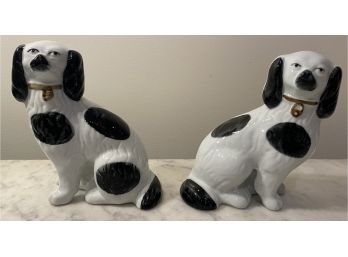 Two Ceramic Dogs