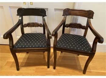 Two Antique Arm Chairs