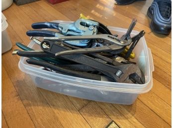 Container Of Misc. Tools