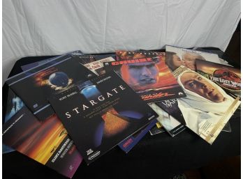 Laser Discs Lot Three- Stargate, Space Jam, Speed, Death Warrant, Etc.