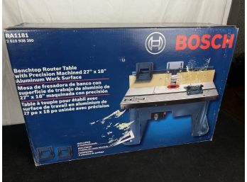 Bosch Bench Top Router Table