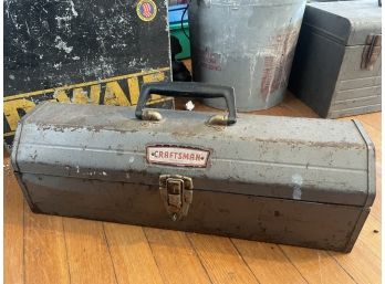 Long Craftsman Toolbox With Tools Included