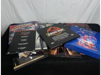 Laser Discs Set One- Tom And Jerry, Spawn, The Crow, Cinderella, Jurassic Park, Etc.