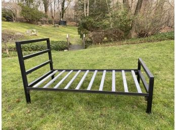 Room & Board  Wrought Iron Twin Bed Frame, Black