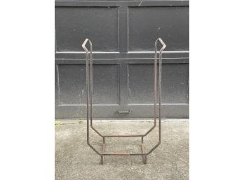 Vintage Wrought Iron Log Holder