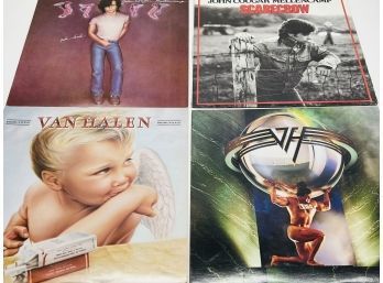 Van Halen And Mellencamp Albums