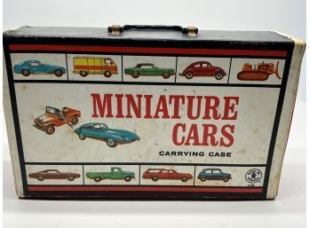 Mattel Miniature Cars Carrying Case & Collector's Catalogs