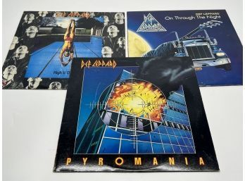 Three Def Leppard Albums