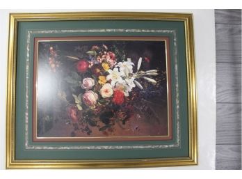 33 By 40 Framed Floral Print